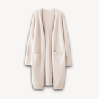 Długi Damski Kardigan z Otwartym Przodem-Cardigan-Moda Perla-Moda Perla