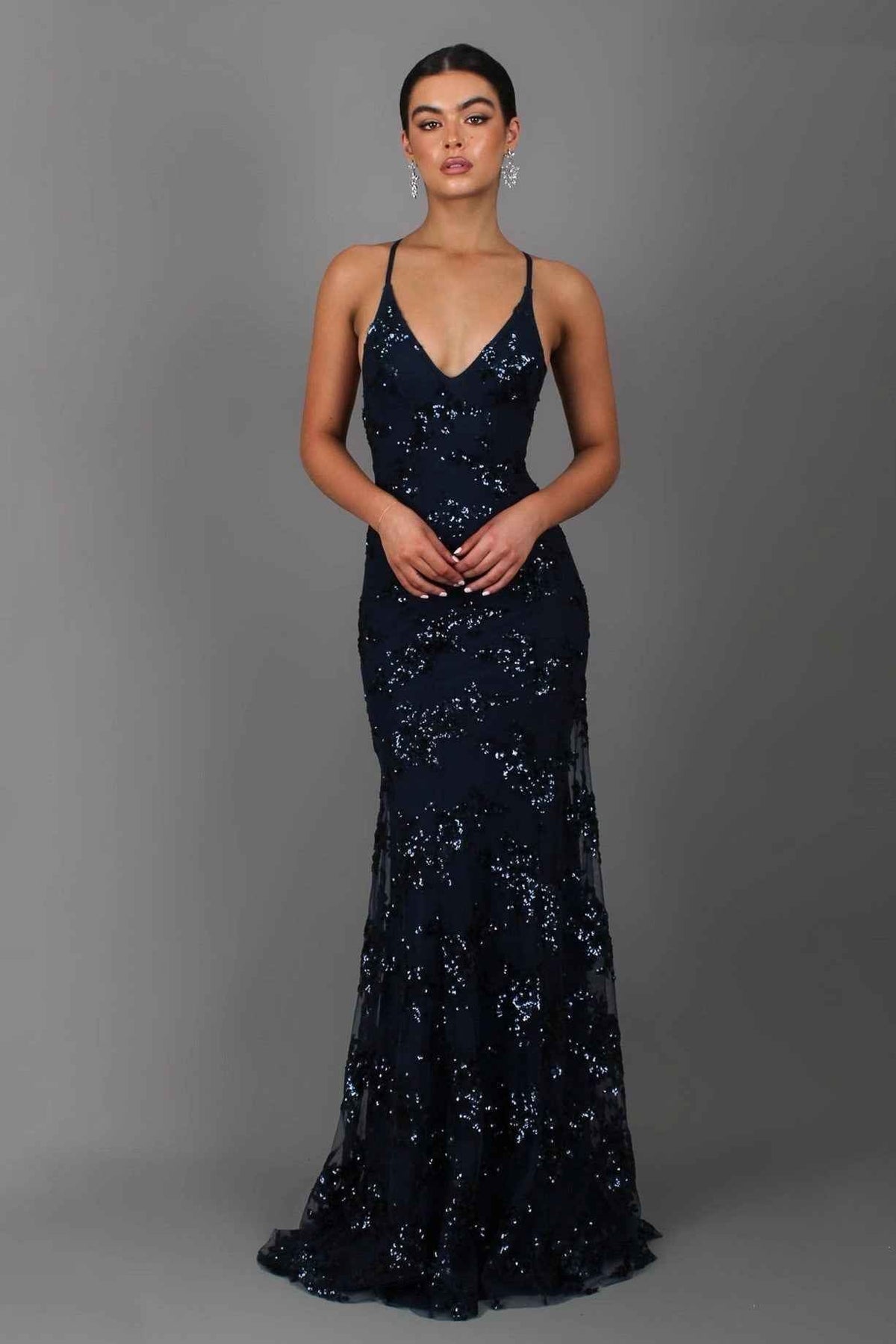 Kobieta Długa Suknia | Cekiny, Elegancka 0