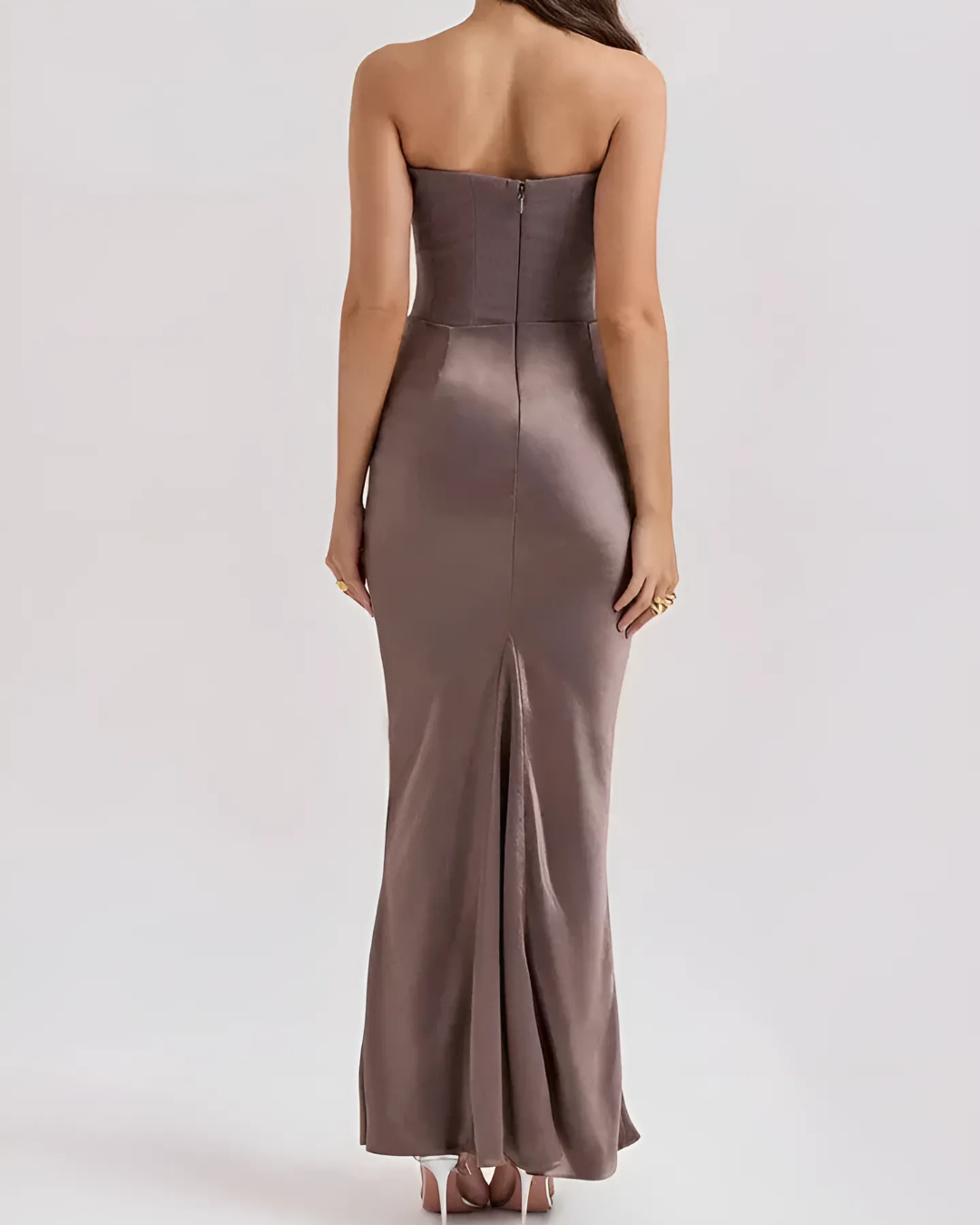 Kobiety Sukienka Maxi | Drapowana Elegancja 1
