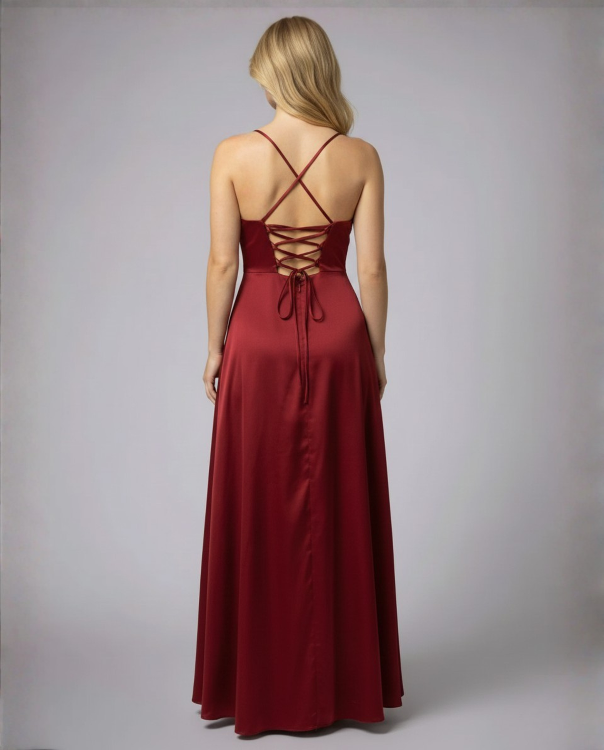 Kobiety Sukienka Maxi | Elegancki Krój z Rozcięciem 1