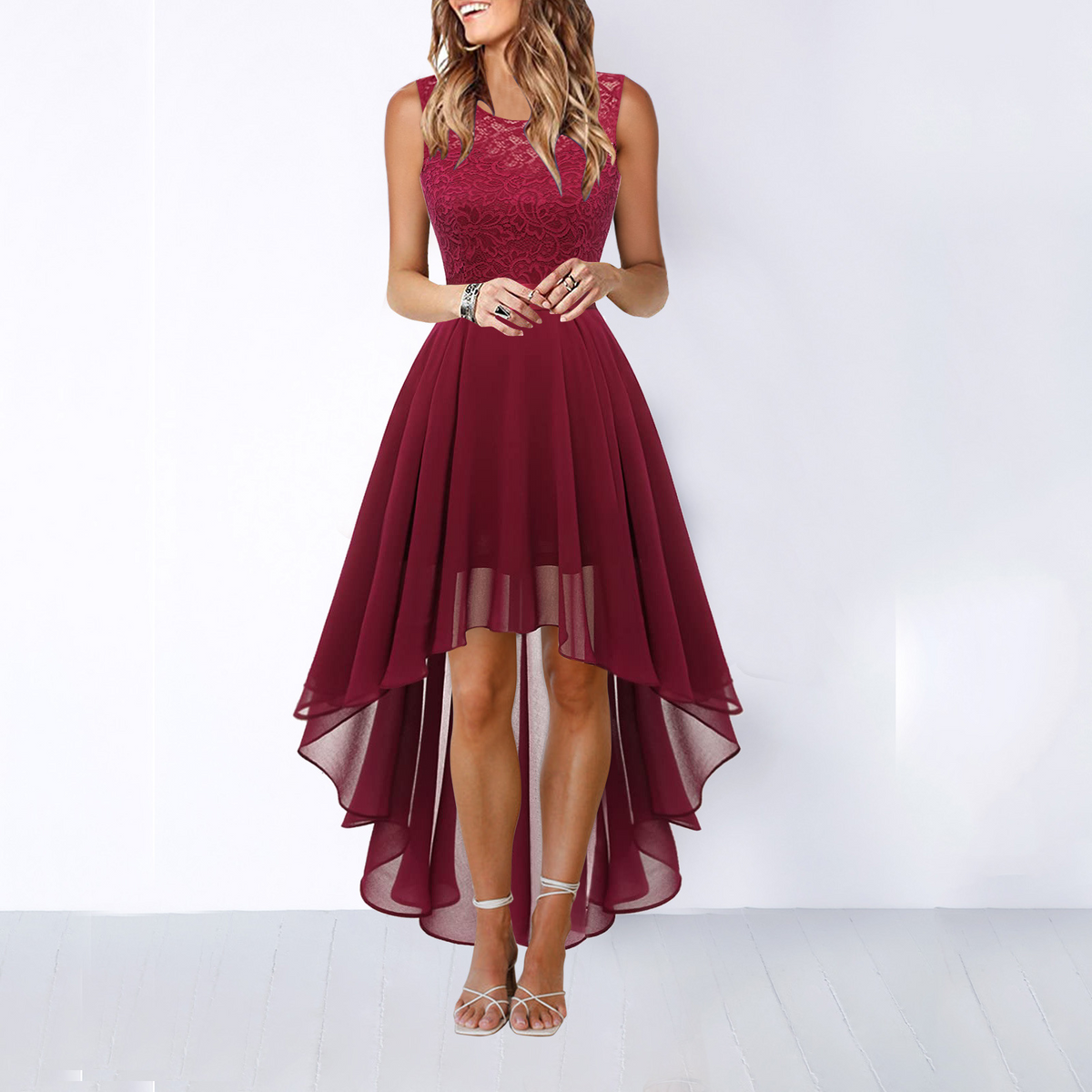 Kobiety Sukienka Maxi | Wysoka-Niska, Elegancka 3