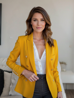 Marynarka Damska Hailey | Elegancki Krój, Czarna 7
