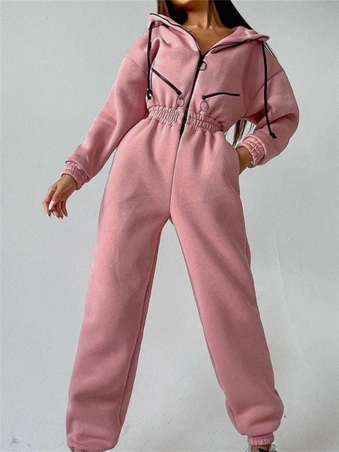Mila Women's Jumpsuit | Cotton and Polyester, Comfortable with Hood 5