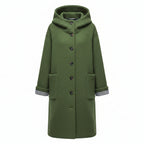 Zimowa Damska Kurtka z Kapturem – Ciepła, Wygodna i Casualowa-Women's Coat-Moda Perla-Moda Perla