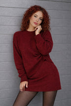 Damski komplet – sweter, spódnica mini